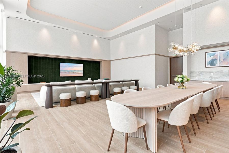 Furnished interior view inside a new home in , Miami (Image 8).