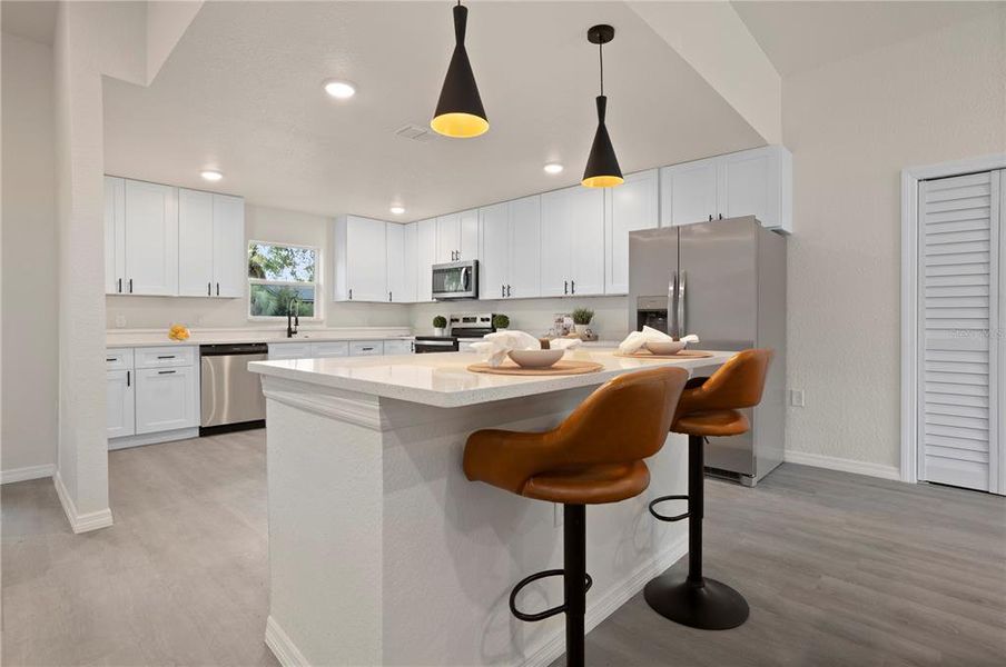 Furnished interior view inside a new home in , Seffner (Image 9).