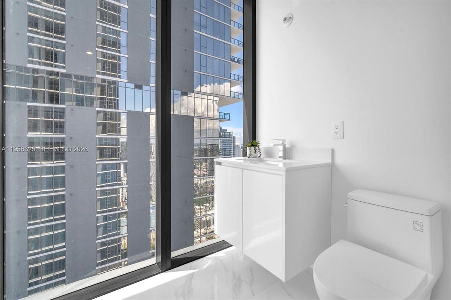 Furnished interior view inside a new home in Aria Reserve, Miami (Image 16).