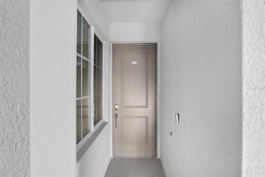 Exterior details and patio area of a home in Wellen Park Golf & Country Club, Venice (Image 2).