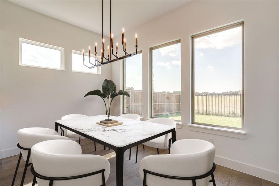 Furnished interior view inside a new home in Pecan Grove, Burleson (Image 27).