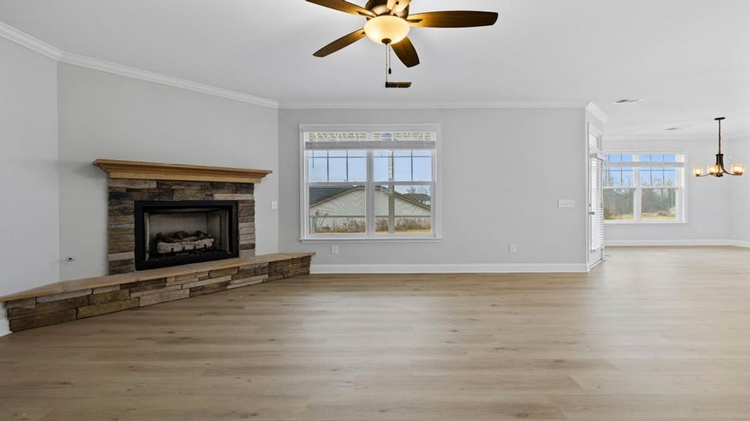 Spacious, unfurnished interior of a new home in Rutledge Estates, Woodruff (Image 20).