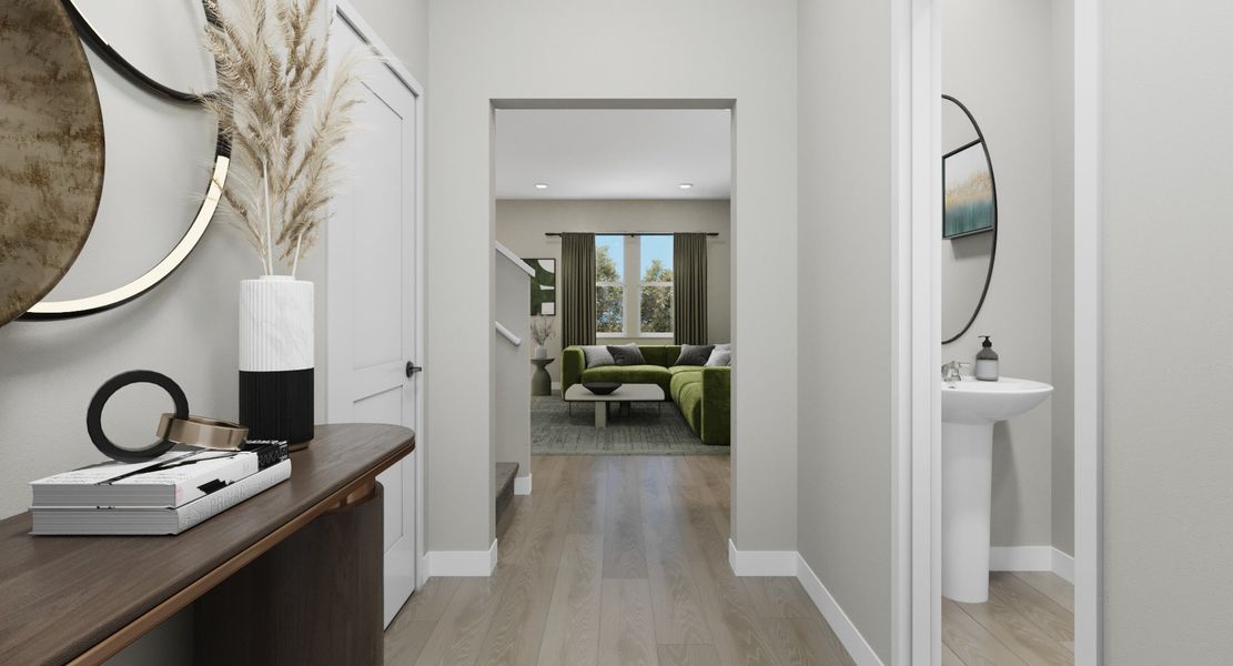 Furnished interior view inside a new home in Lake Bluff, Greeley (Image 5).