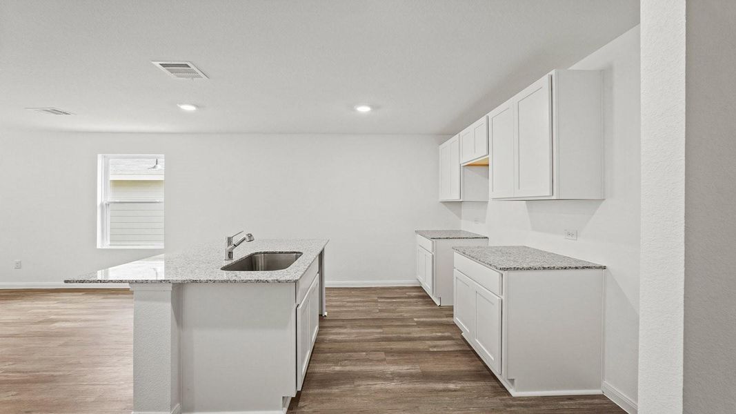 Furnished interior view inside a new home in McCrorey Trails, Conroe (Image 4).