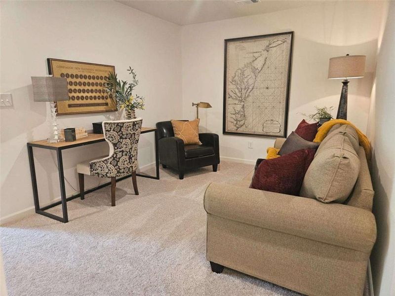 Furnished interior view inside a new home in , Conyers (Image 9). Furnished interior view inside a new home in , Conyers (Image 9).