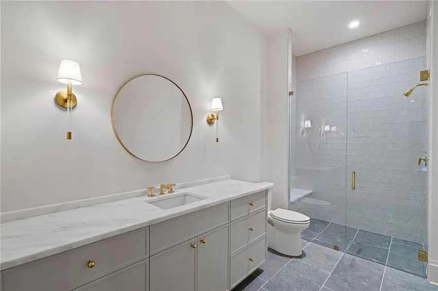 Furnished interior view inside a new home in , Atlanta (Image 14).