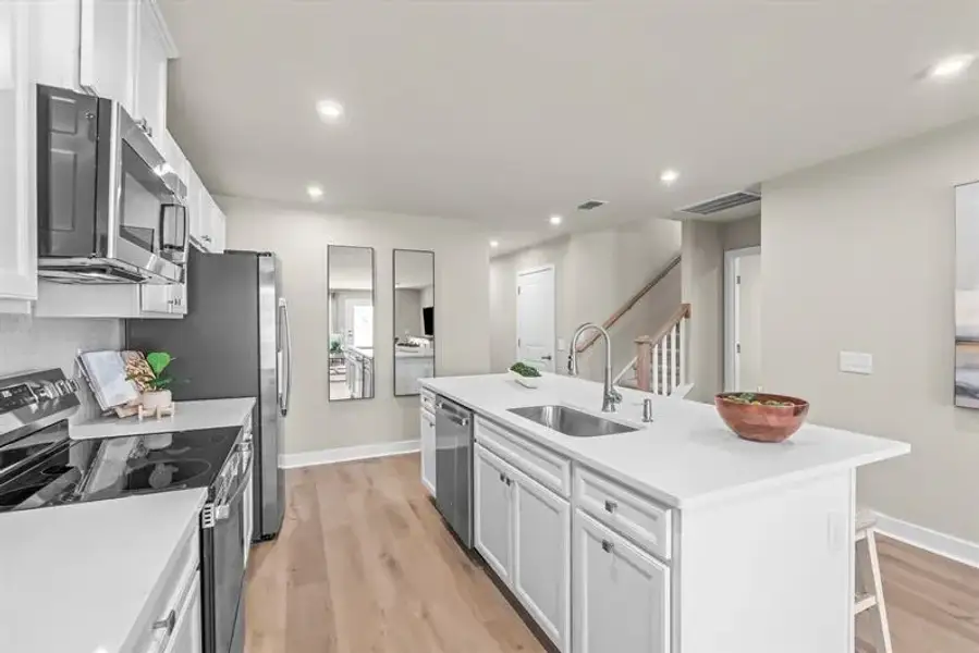 Furnished interior view inside a new home in Reidville Villas, Reidville (Image 8).