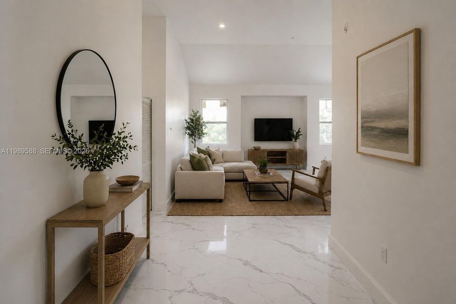 Furnished interior view inside a new home in , Lehigh Acres (Image 5).