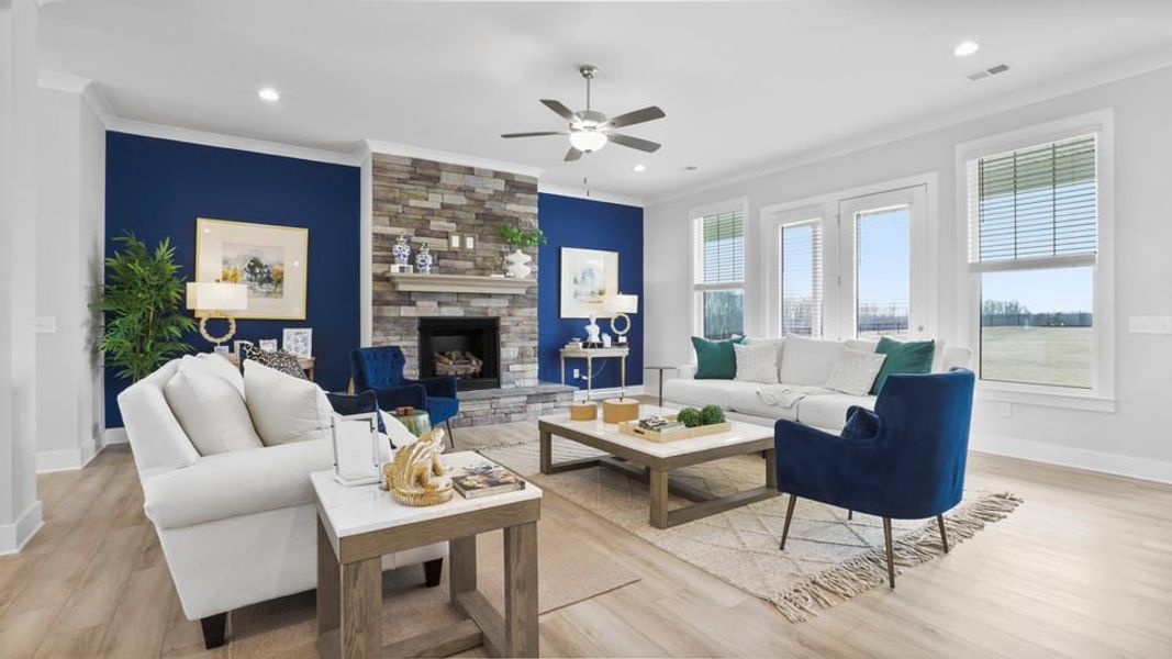 Furnished interior view inside a new home in Pinebrook, Woodruff (Image 14). Furnished interior view inside a new home in Pinebrook, Woodruff (Image 14).