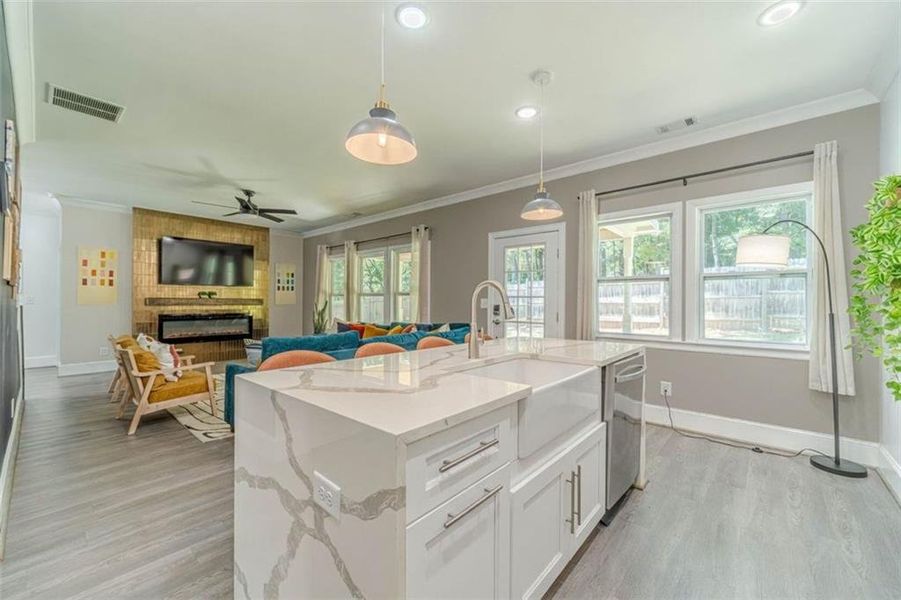 Furnished interior view inside a new home in , Snellville (Image 5).