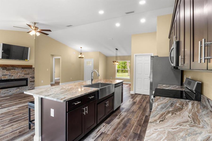 Furnished interior view inside a new home in , Haines City (Image 15).