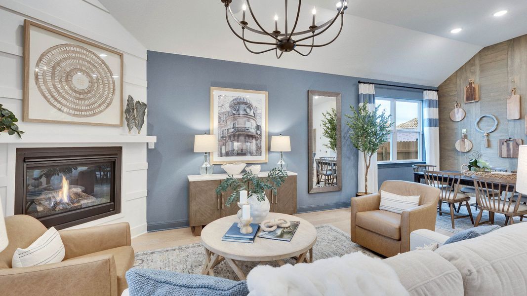 Representative furnished interior of a home built from the Juniper by DRB Homes in Sunfield, Buda (Image 22). Representative furnished interior of a home built from the Juniper by DRB Homes in Sunfield, Buda (Image 22).