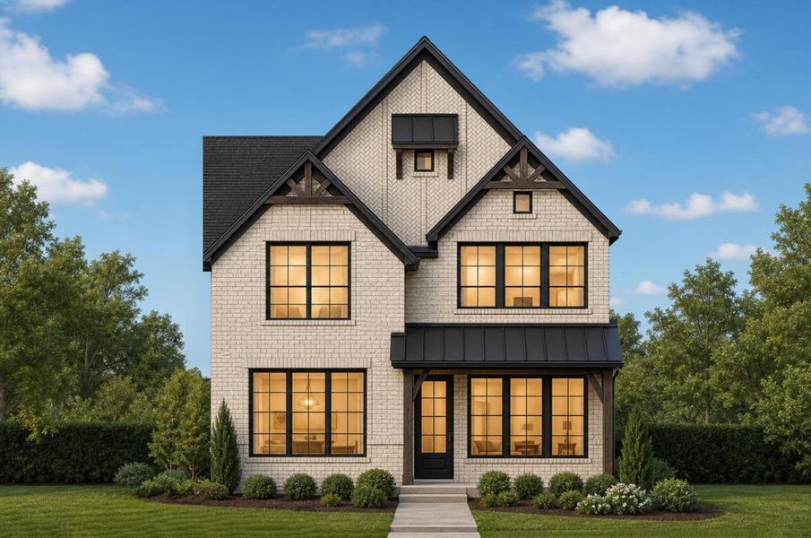 Representative exterior photo of a completed home built from the Royal Belinda by Grand Homes in Edgewater, Fate, TX (Image 13).