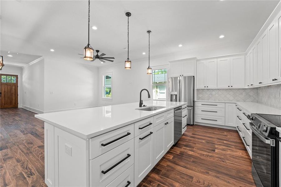 Furnished interior view inside a new home in , Tampa (Image 9).