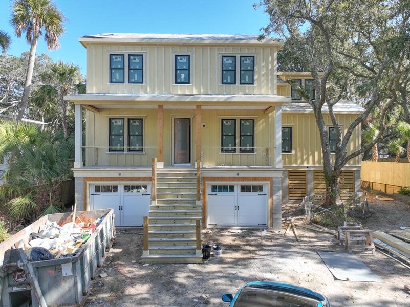In-progress construction of a new home in , Isle Of Palms, SC (Image 44).