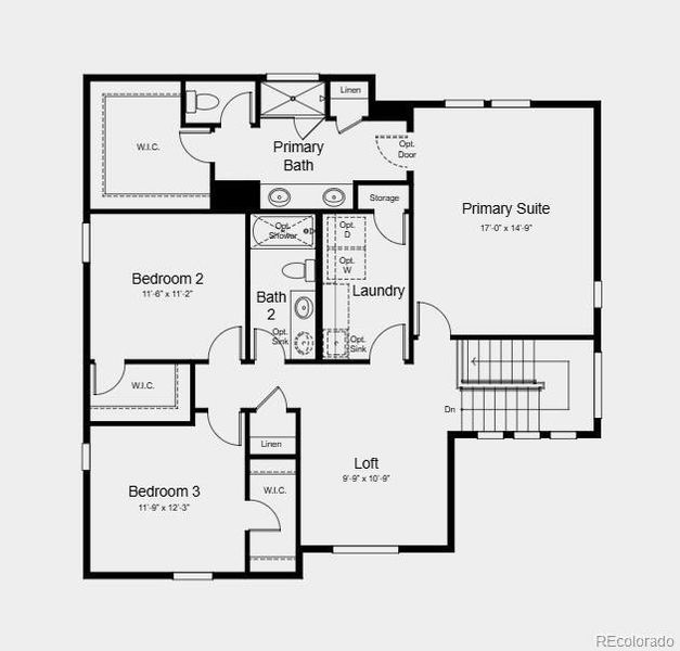 Additional highlights include: unfinished walkout basement with plumbing rough-in, extended covered deck, basement patio, built in appliances, extended kitchen island, fireplace, upgraded quartz countertops throughout, luxury vinyl plank flooring, craftsman style railing.