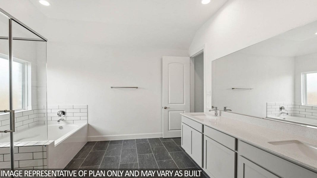 Furnished interior view inside a new home in Silverthorne, Conroe (Image 12).