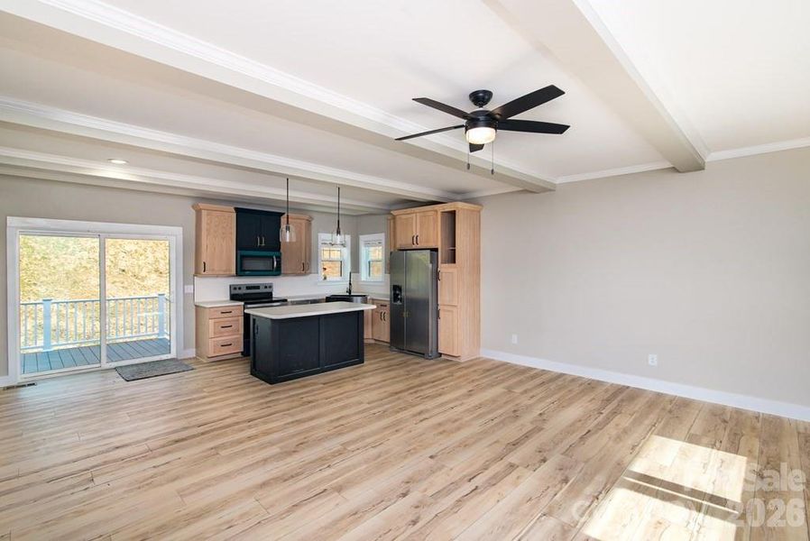 Furnished interior view inside a new home in , Dillsboro (Image 7).