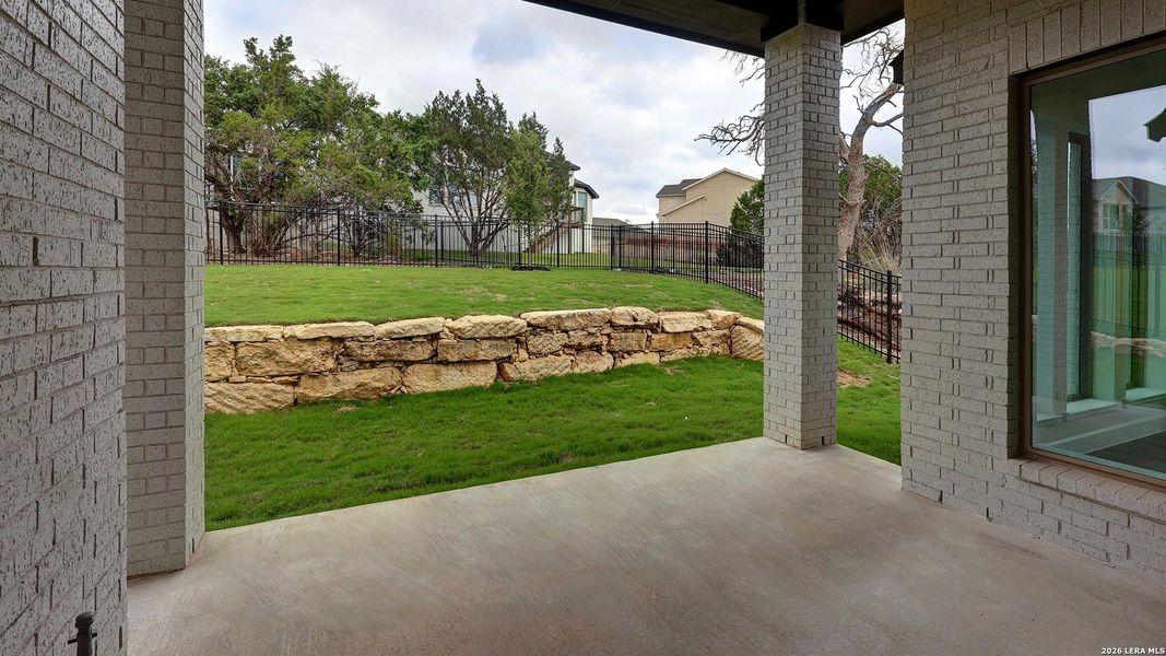 Exterior details and patio area of a home in Esperanza, Boerne (Image 27). Exterior details and patio area of a home in Esperanza, Boerne (Image 27).