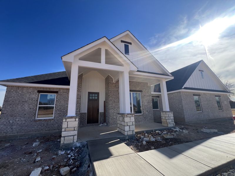 In-progress construction of a new home in Zion Valley, Poolville, TX (Image 7).