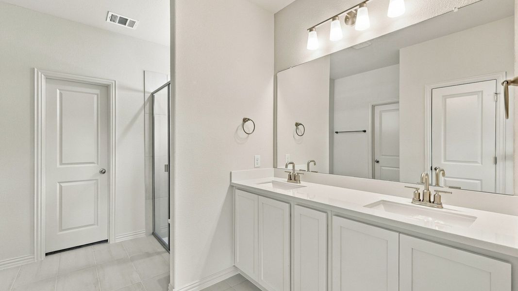Furnished interior view inside a new home in Westridge Journey, McKinney (Image 35).