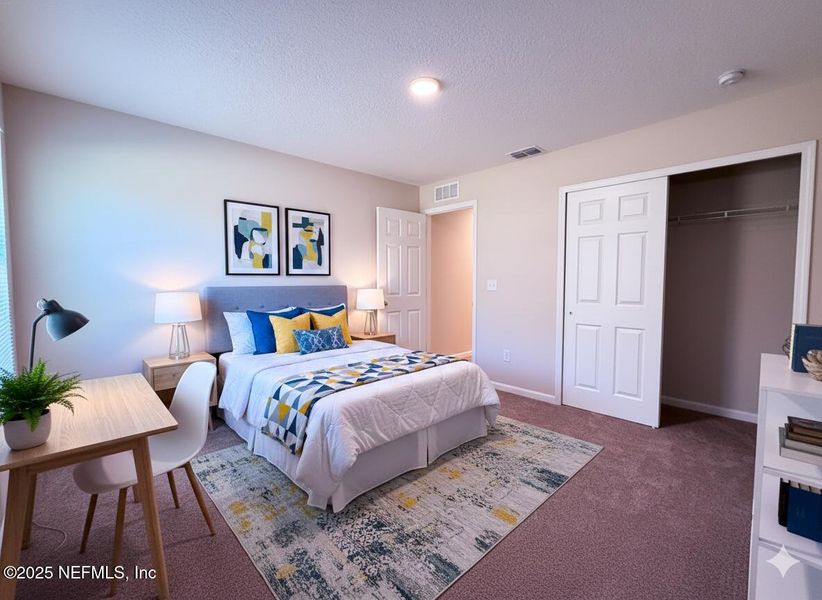 Furnished interior view inside a new home in , Jacksonville (Image 10).