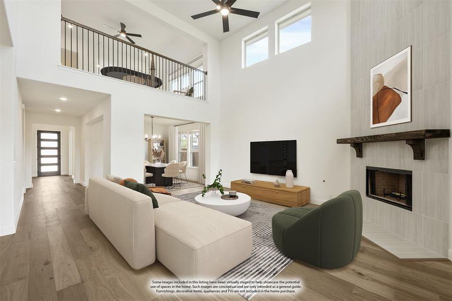 Furnished interior view inside a new home in Timberbrook 4B, Justin (Image 12). Furnished interior view inside a new home in Timberbrook 4B, Justin (Image 12).