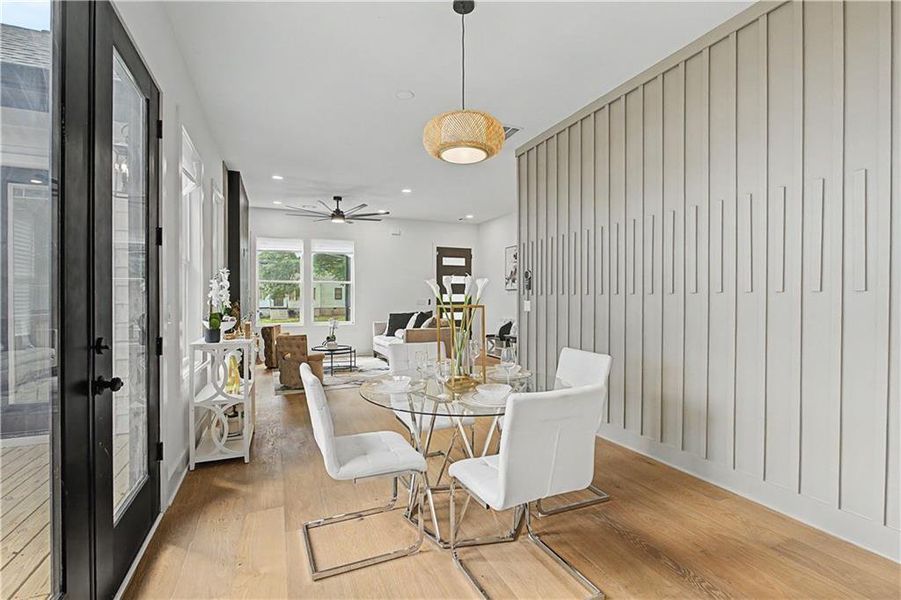 Furnished interior view inside a new home in , Atlanta (Image 40). Furnished interior view inside a new home in , Atlanta (Image 40).
