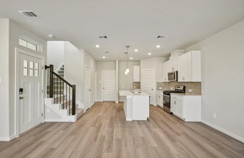 Photo is not of the actual home, but is an inspirational photo of builder’s model home and may depict options, furnishings, and/or decorator features that are not included