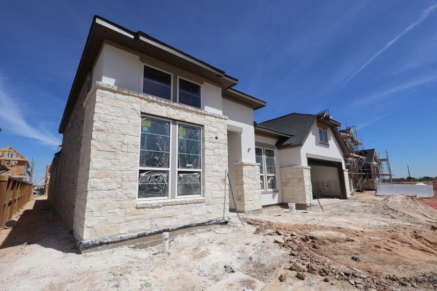 In-progress construction of a new home in Dunham Pointe, Cypress, TX (Image 41). In-progress construction of a new home in Dunham Pointe, Cypress, TX (Image 41).