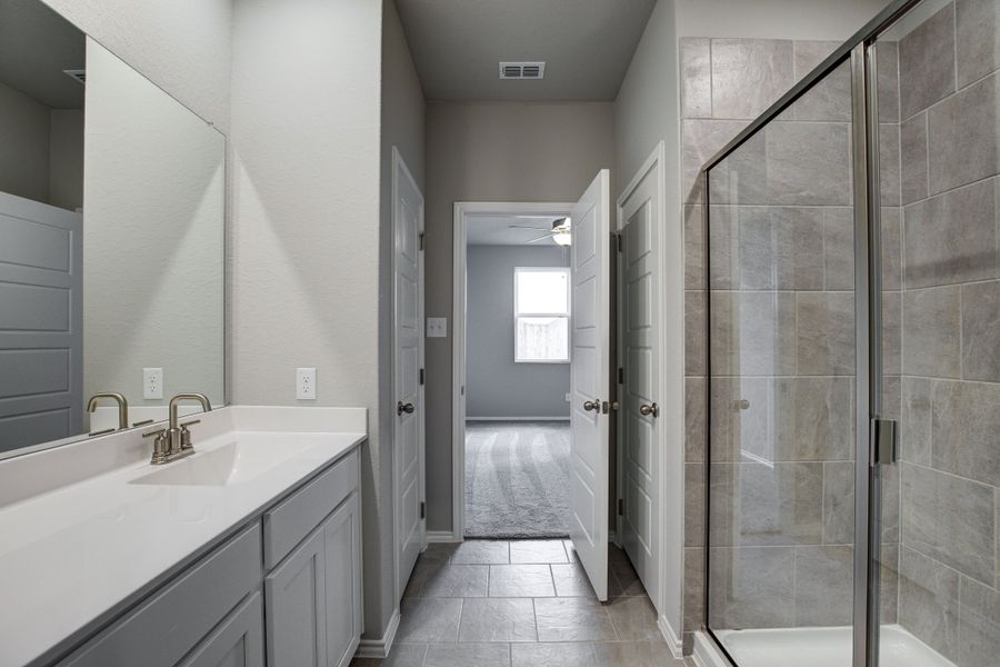 Representative furnished interior of a home built from the The Blanco A by Davidson Homes LLC in Applewhite Meadows, San Antonio (Image 15).