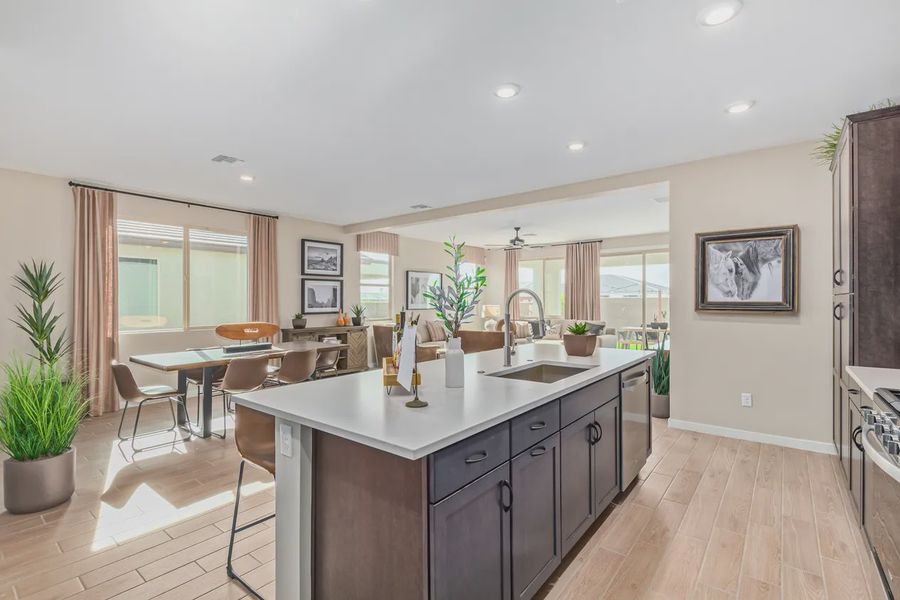 Representative furnished interior of a home built from the 2028 by Elliott Homes in Camilo at Santana, Yuma (Image 14).