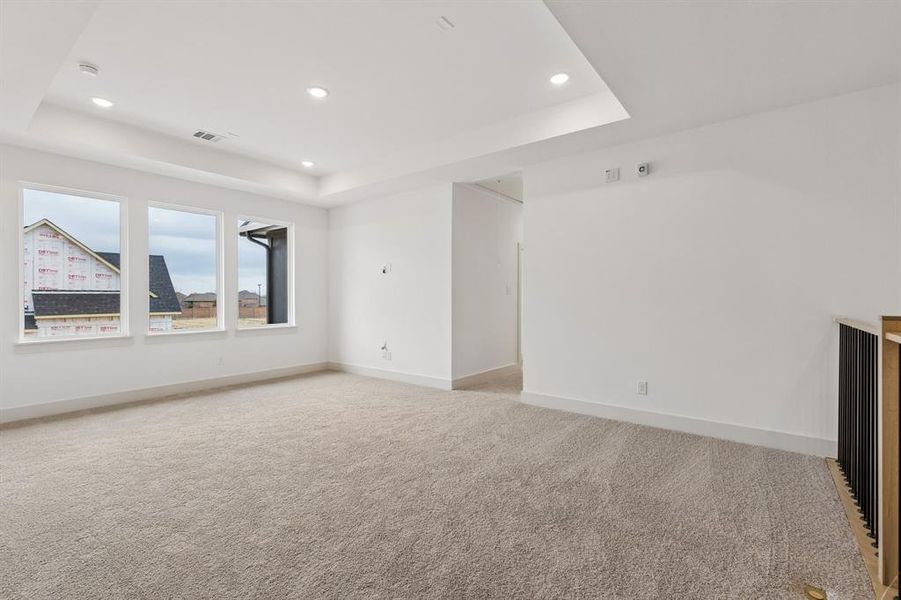 The family fun time never ends in this light, bright and spacious game room!