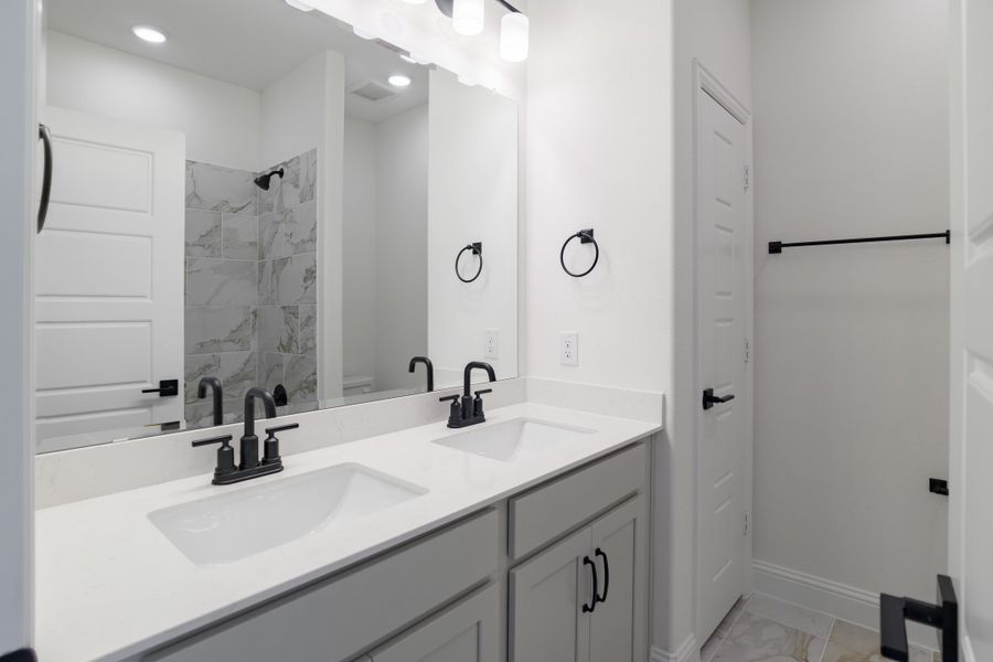 Furnished interior view inside a new home in Lovers Landing, Forney (Image 8).