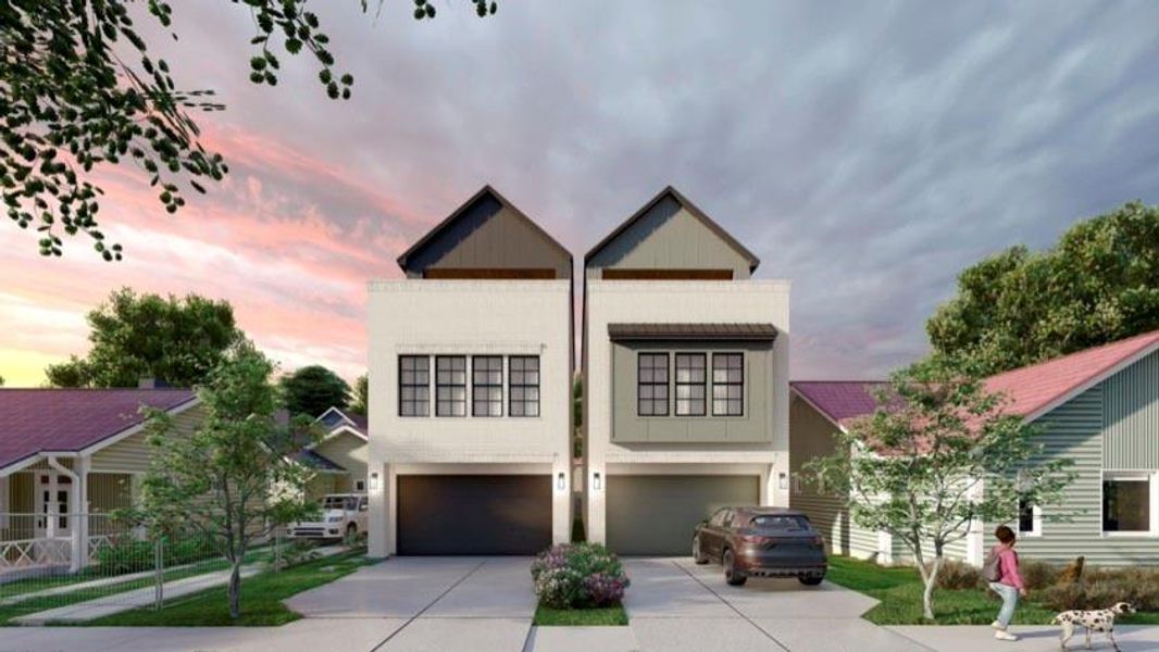 Rendering of home to be built. Rendering of home to be built.