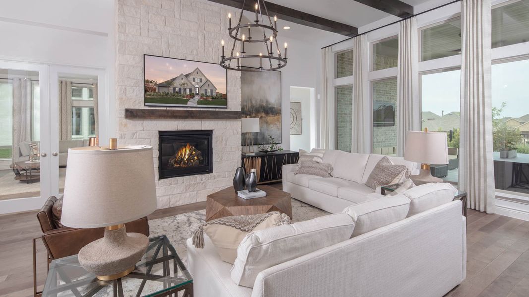 Furnished interior view inside a new home in Hillstead, Lavon (Image 11). Furnished interior view inside a new home in Hillstead, Lavon (Image 11).