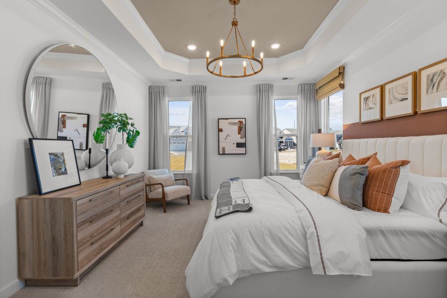 Representative furnished interior of a home built from the The Shorebreak by Chesapeake Homes in Coastal Club of the Carolinas, Calabash (Image 38).