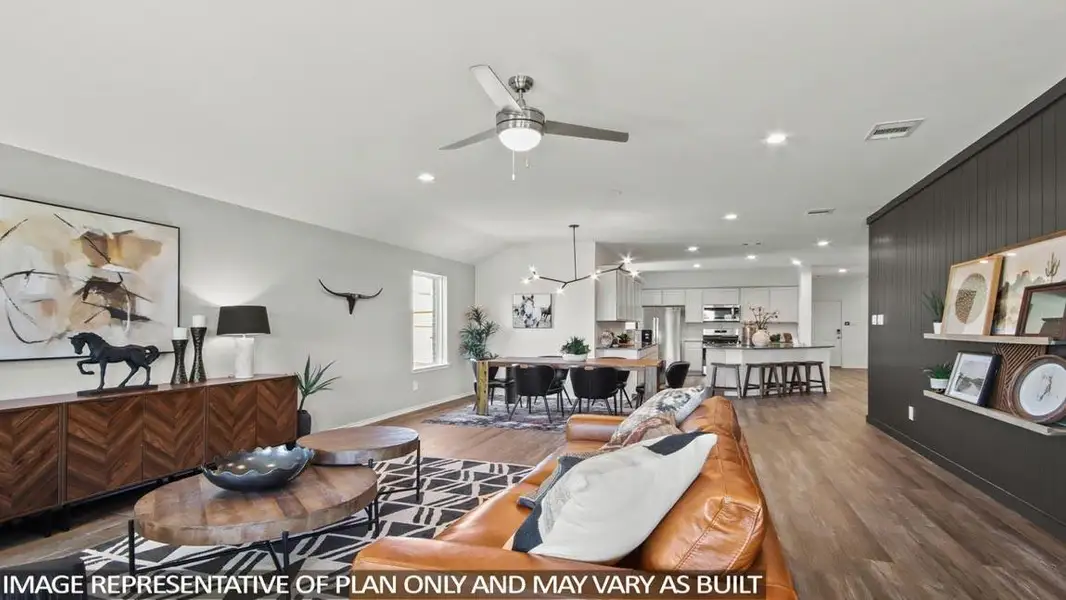 Furnished interior view inside a new home in Porters Mill, New Caney (Image 13).