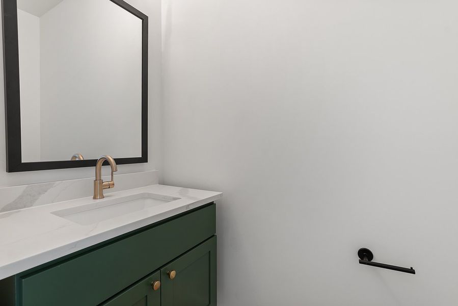 Furnished interior view inside a new home in Milky Way at River Place, Austin (Image 9).