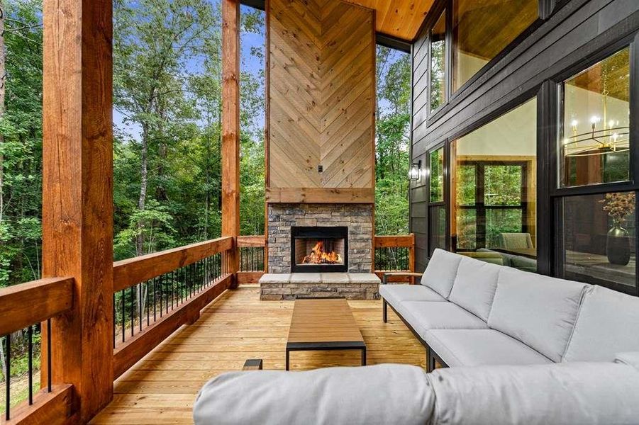 Furnished interior view inside a new home in , McCaysville (Image 16).