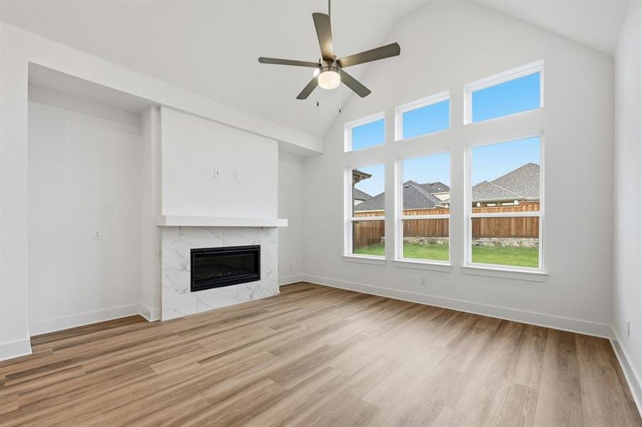 Spacious, unfurnished interior of a new home in Waterscape: 50ft. lots, Royse City (Image 20).