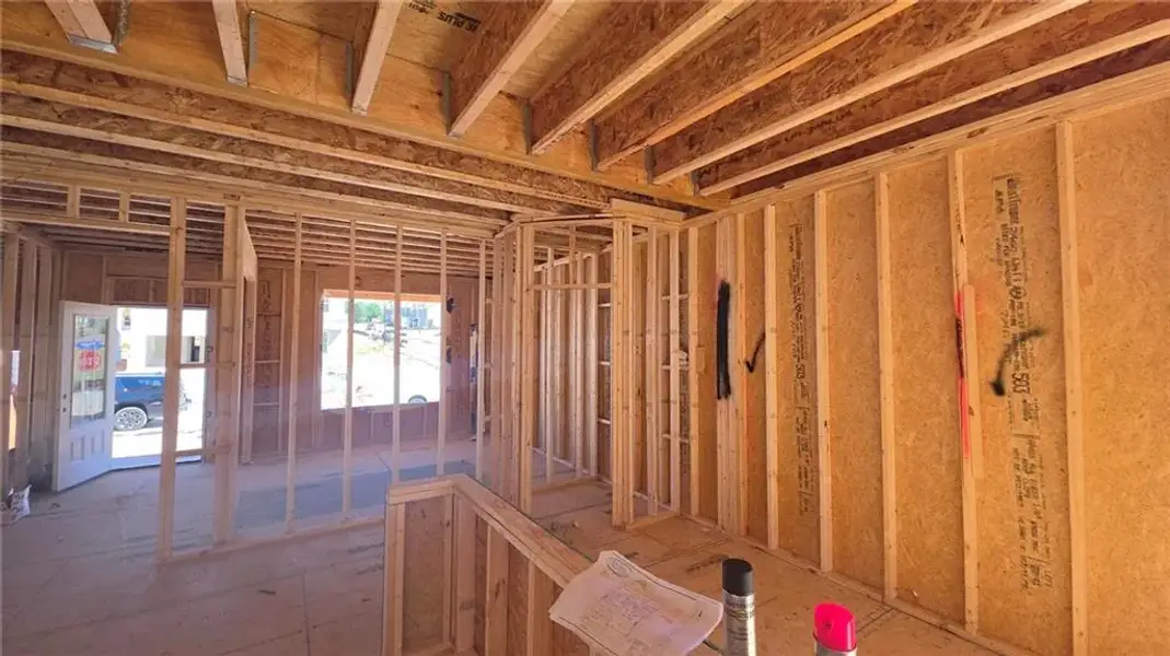 In-progress construction of a new home in Mulberry Summit, Flowery Branch, GA (Image 3).