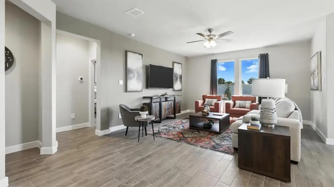 Furnished interior view inside a new home in Morningstar, Fort Worth (Image 17).