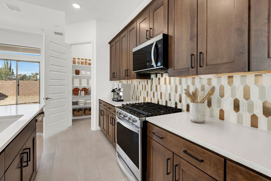Furnished interior view inside a new home in Saguaro Reserve II, Marana (Image 7).