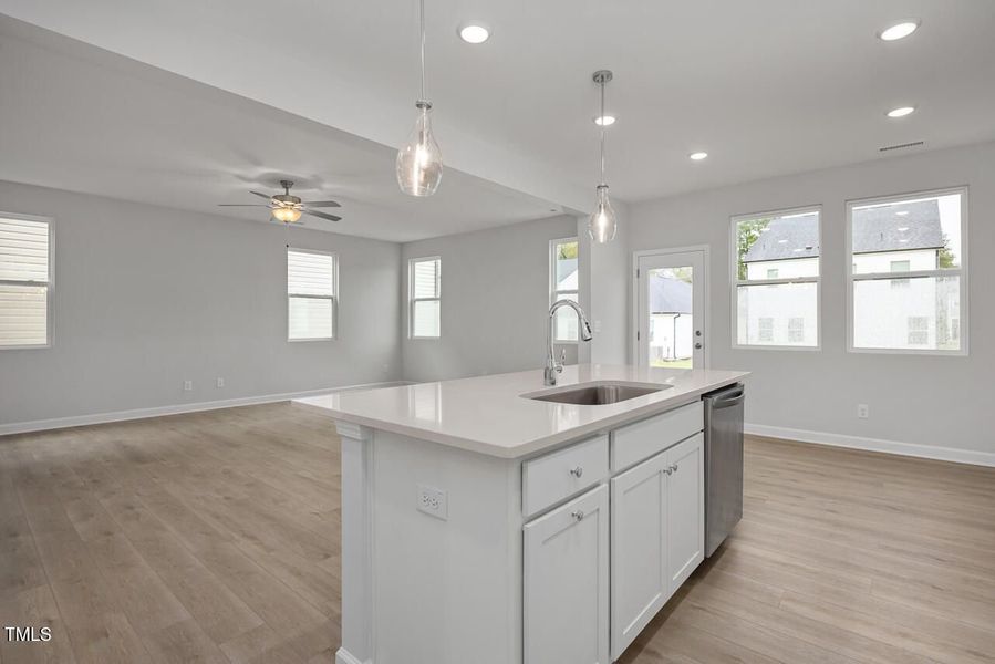 Furnished interior view inside a new home in Gregory Village, Lillington (Image 31).