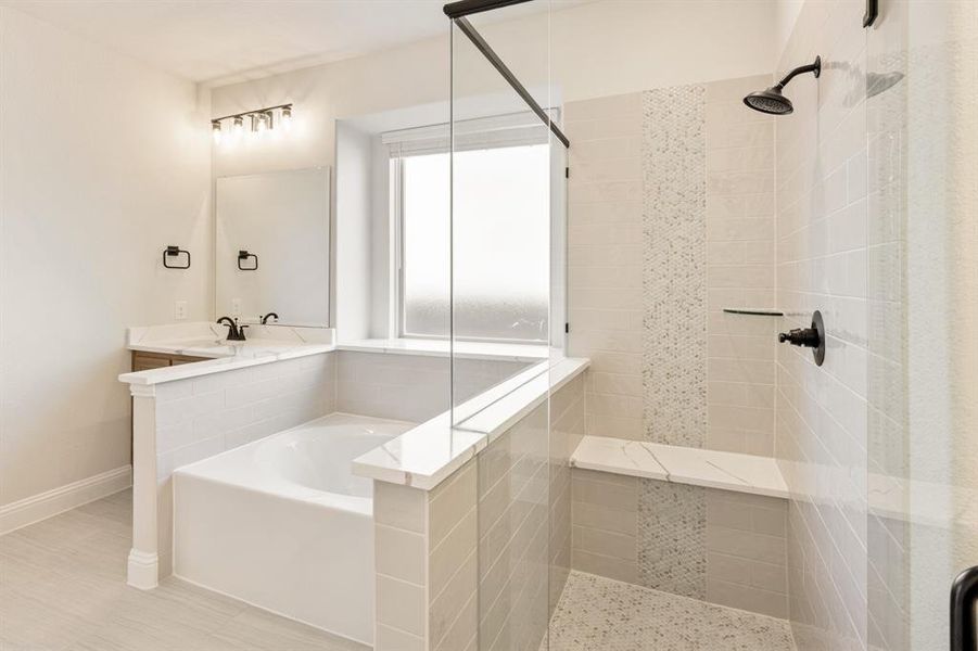 Furnished interior view inside a new home in Mockingbird Heights, Midlothian (Image 10).