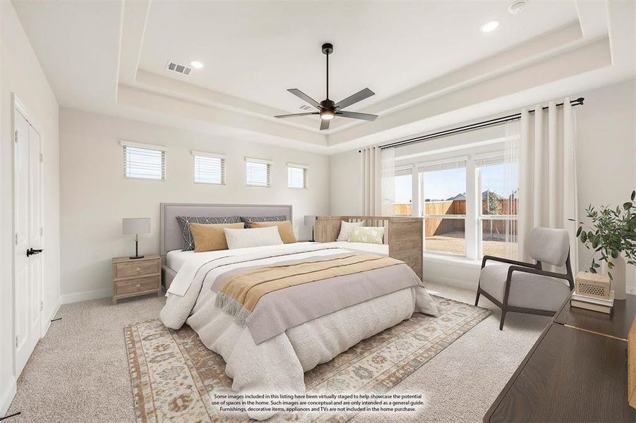 Furnished interior view inside a new home in Liberty, Melissa (Image 19).