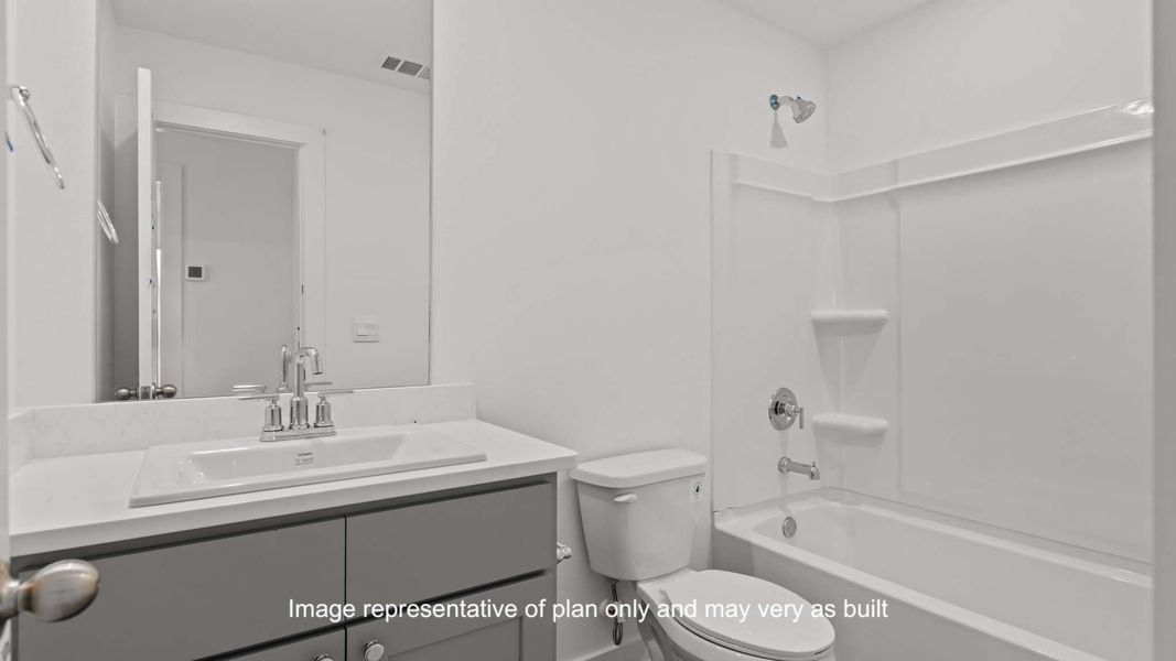 Furnished interior view inside a new home in Overlook West, Wolfforth (Image 7).