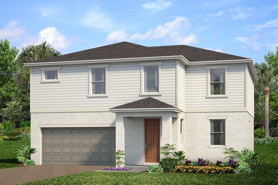 Representative exterior photo of a completed home built from the Dream by Park Square Residential in Tarpon Bay, Haines City, FL (Image 4).