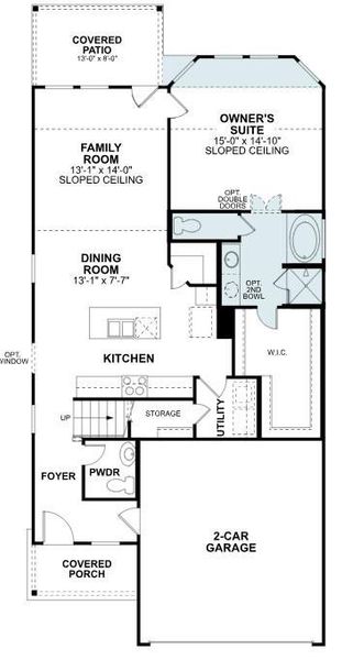 2D floor plan layout of this home in Magnolia Ridge, Magnolia, TX (Image 2). 2D floor plan layout of this home in Magnolia Ridge, Magnolia, TX (Image 2).